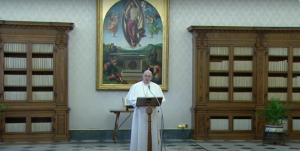 De nuevo el Papa rezó sin fieles el Ángelus
