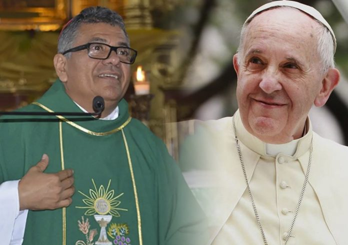 PORTADA DE NOTA Monseñor Canales y Papa Francisco