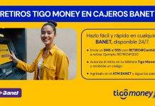 Tigo Money lanza retiros de efectivo a través de ATM Banet