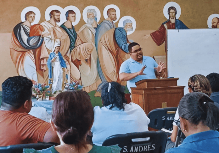 kevin Medina, predicador de la RCC de la Arquidiócesis de Tegucigalpa.