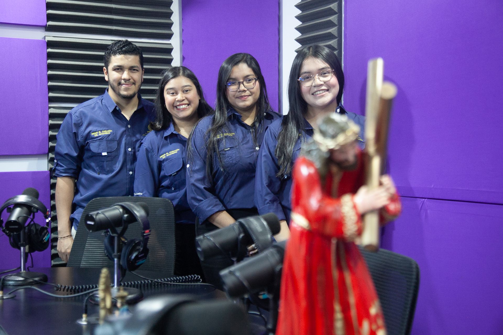 El equipo está conformado por jóvenes de la Asociación Jesús Nazareno